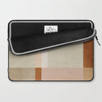 Minimalist Neutral Geometric Abstract Artwork Laptop Sleeve Gallery Image 2
