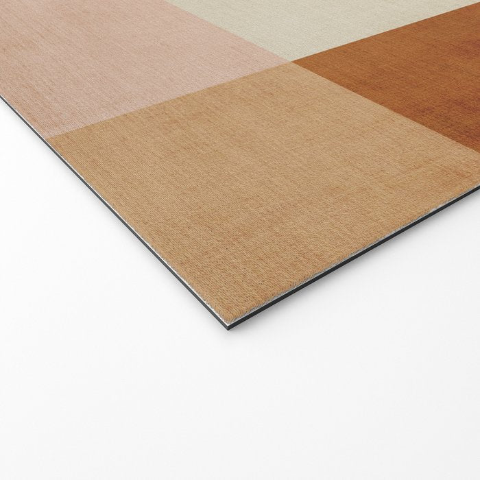 Minimalist Neutral Geometric Abstract Artwork Welcome Mat Gallery Image 2