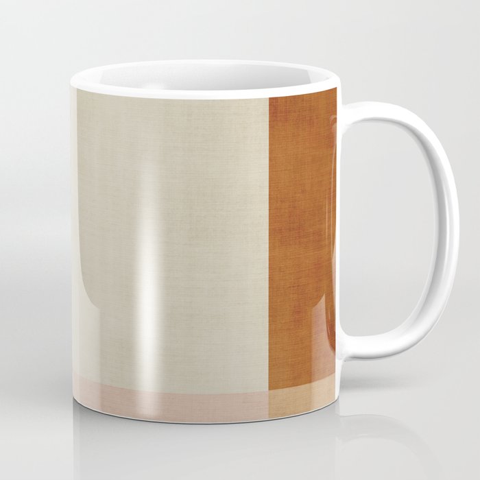 Minimalist Neutral Geometric Abstract Artwork Coffee Mug Gallery Image 1