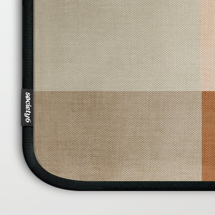 Minimalist Neutral Geometric Abstract Artwork Laptop Sleeve Gallery Image 3