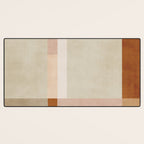Minimalist Neutral Geometric Abstract Artwork Desk Mat Gallery Image 3