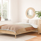 Minimalist Neutral Geometric Abstract Artwork Duvet Cover Gallery Image 2