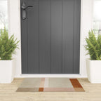 Minimalist Neutral Geometric Abstract Artwork Welcome Mat Gallery Image 3