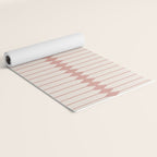 Minimal Geometric Pattern - Rose Yoga Mat Gallery Image 2