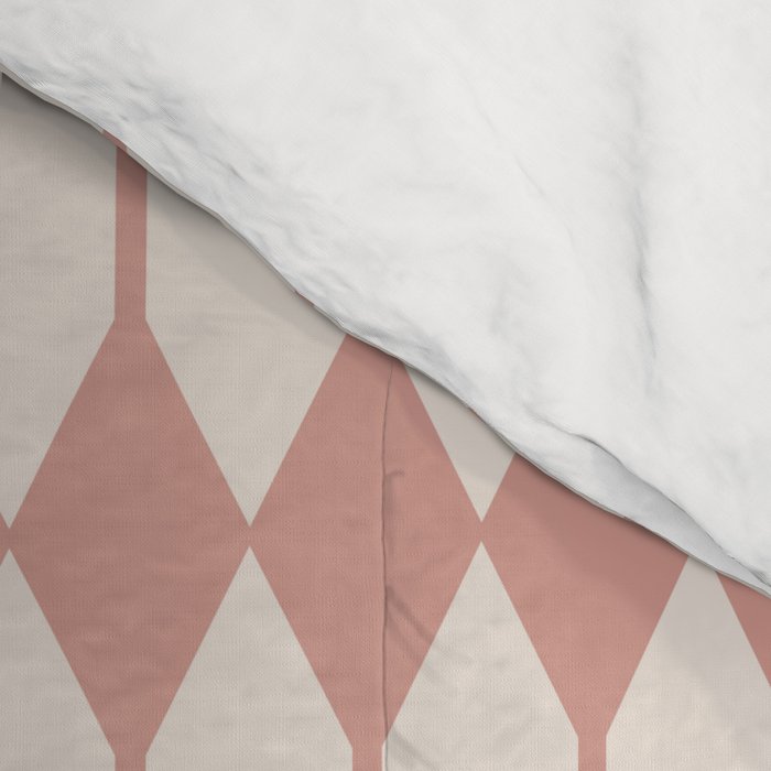 Minimal Geometric Pattern - Rose Comforter Gallery Image 4