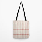 Minimal Geometric Pattern - Rose Tote Bag Gallery Image 2