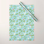 Strawberry Plant Pattern Wrapping Paper Gallery Image 1