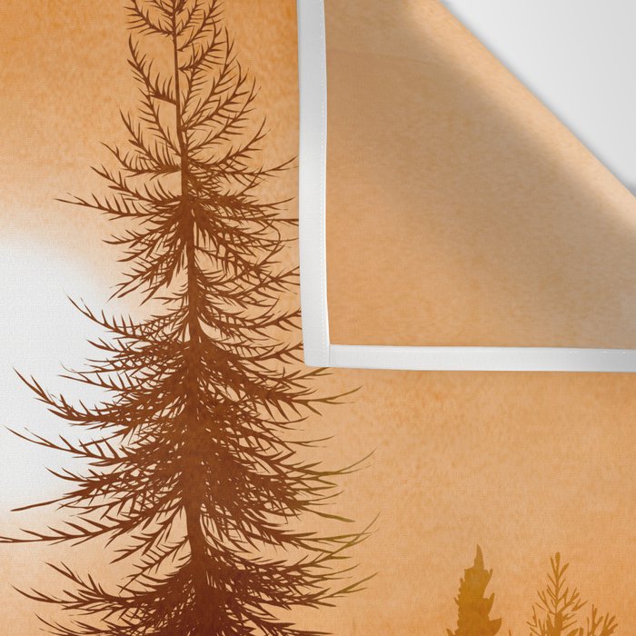 Morning Mountain Mist 1 Wall Tapestry Gallery Image 3
