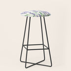 lavender watercolor horizontal Stool Gallery Image 1