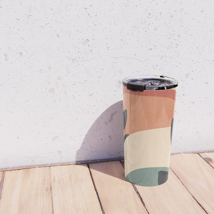 Abstract Art Rainbow 6 Travel Mug Gallery Image 4