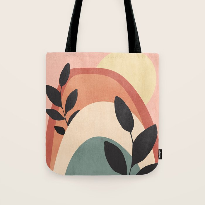 Abstract Art Rainbow 6 Tote Bag Gallery Image 1