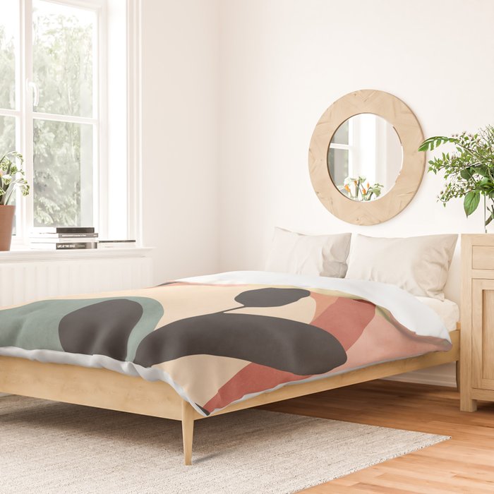Abstract Art Rainbow 6 Duvet Cover Gallery Image 2