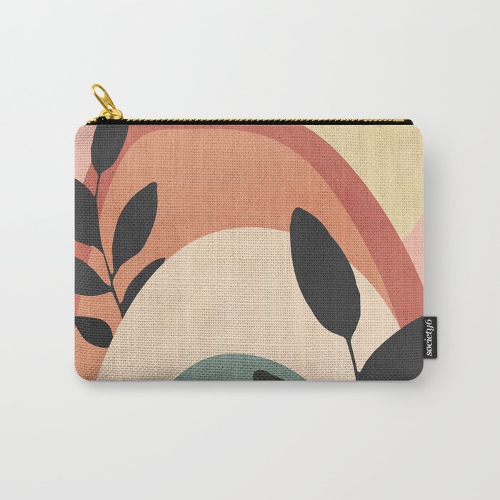 Abstract Art Rainbow 6 Carry All Pouch Gallery Image 1