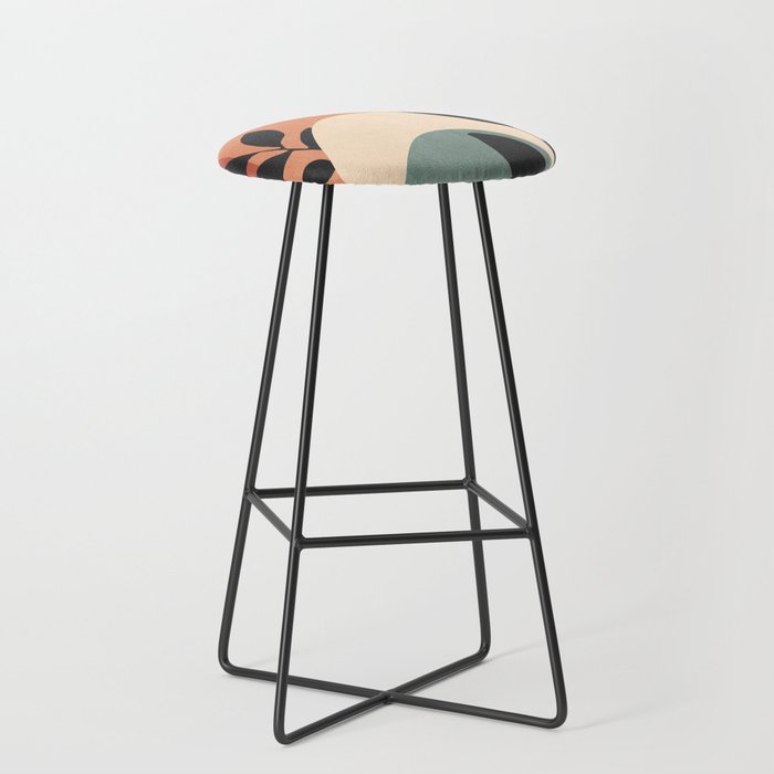 Abstract Art Rainbow 6 Stool Gallery Image 1