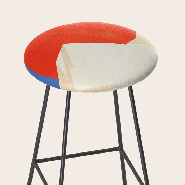 The Japanese Sun | Vintage Minimal Mount Fuji Landscape Stool Gallery Image 2