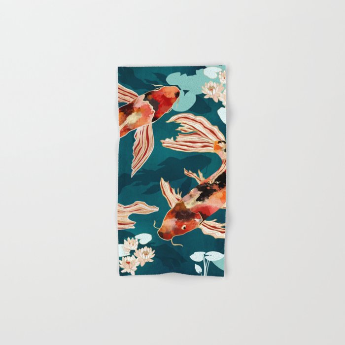 Metallic Koi VII Bath Towel Gallery Image 1