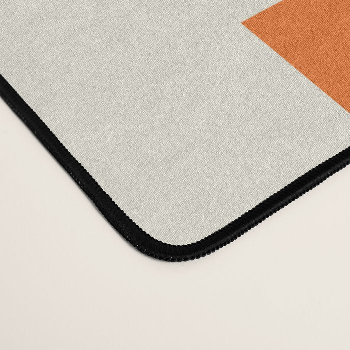 mid century minimal floral Desk Mat Gallery Image 4