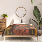 Texas Mushrooms âÂ Dark Multicolor Comforter Gallery Image 3