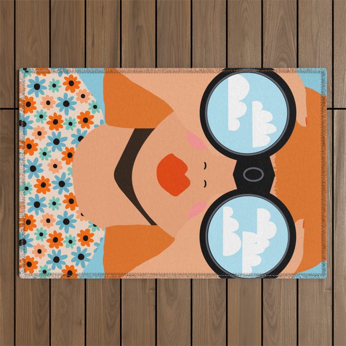 Seeking Sunshine Outdoor Rug Gallery Image 1