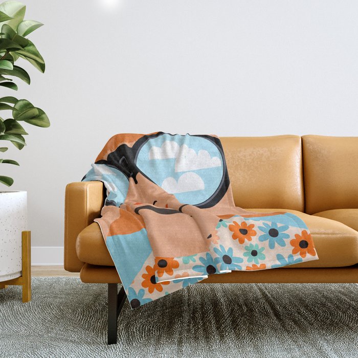 Seeking Sunshine Throw Blanket Gallery Image 1