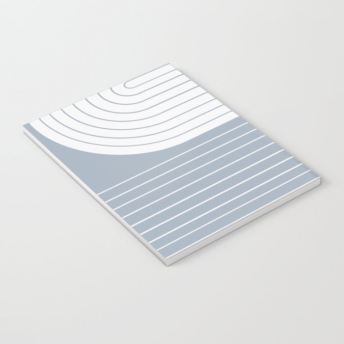 Two Tone Line Curvature LXVI Notebook Gallery Image 3