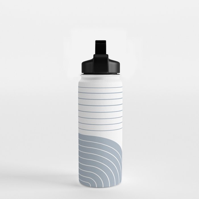 Two Tone Line Curvature LXVI Water Bottle Gallery Image 2