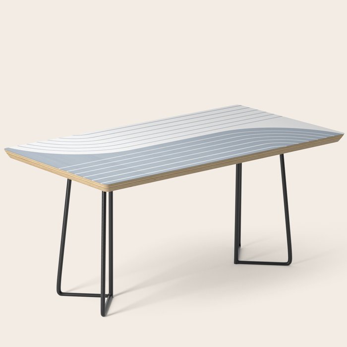 Two Tone Line Curvature LXVI Coffee Table Gallery Image 1