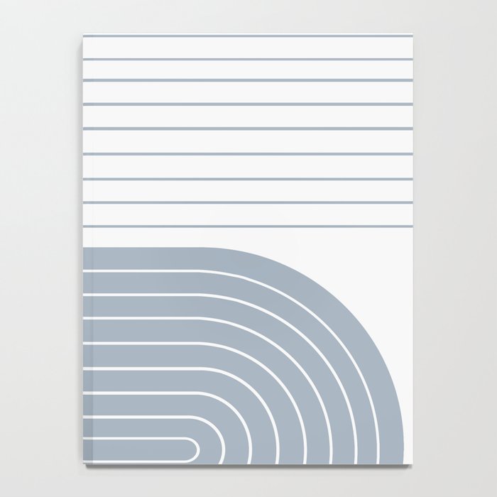 Two Tone Line Curvature LXVI Notebook Gallery Image 4