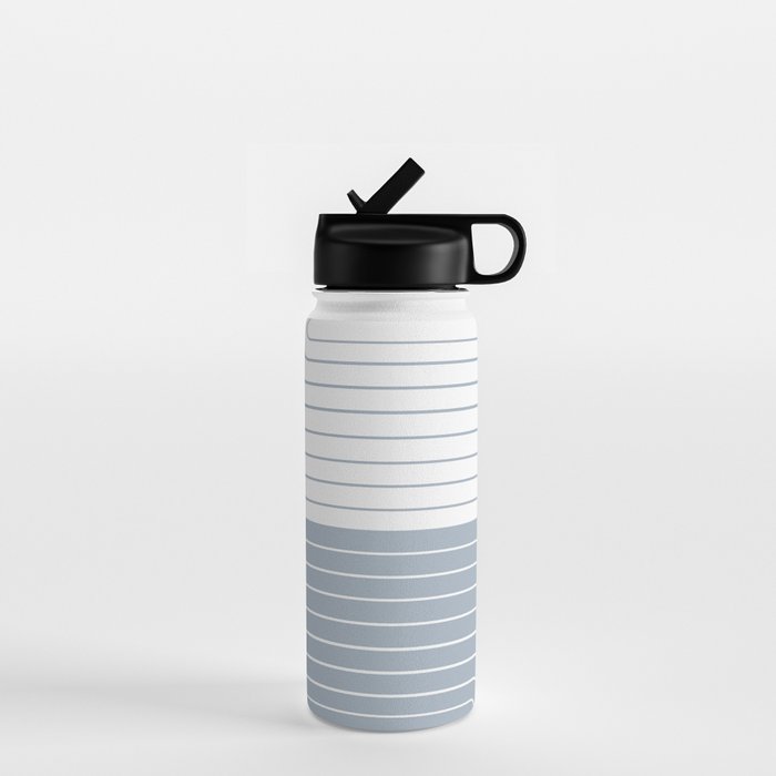 Two Tone Line Curvature LXVI Water Bottle Gallery Image 1