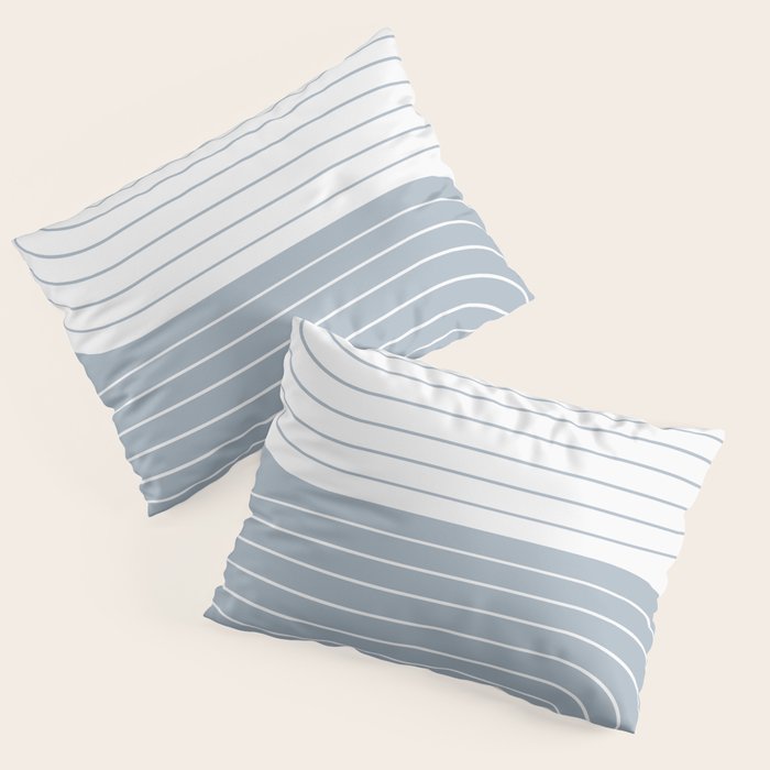 Two Tone Line Curvature LXVI Pillow Sham Gallery Image 3