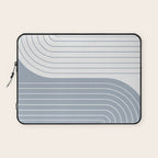 Two Tone Line Curvature LXVI Laptop Sleeve Gallery Image 1