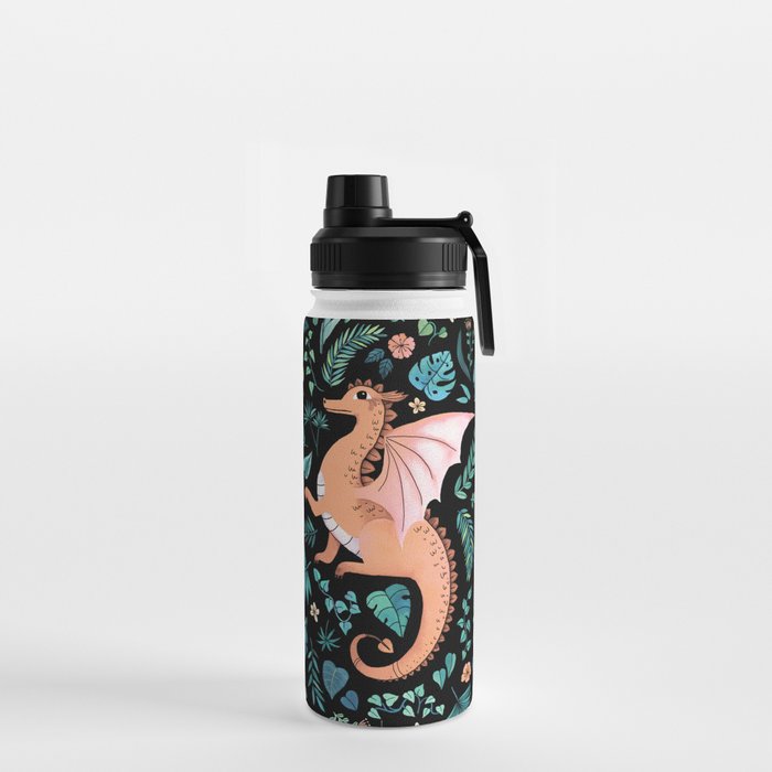 Tropical Dragon in Peach Water Bottle Gallery Image 2