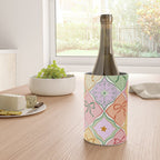 Colorful Coquette Patchwork Quilt with Bows  Wine Chiller Gallery Image 4