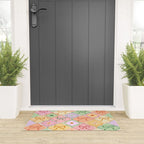 Colorful Coquette Patchwork Quilt with Bows  Welcome Mat Gallery Image 3