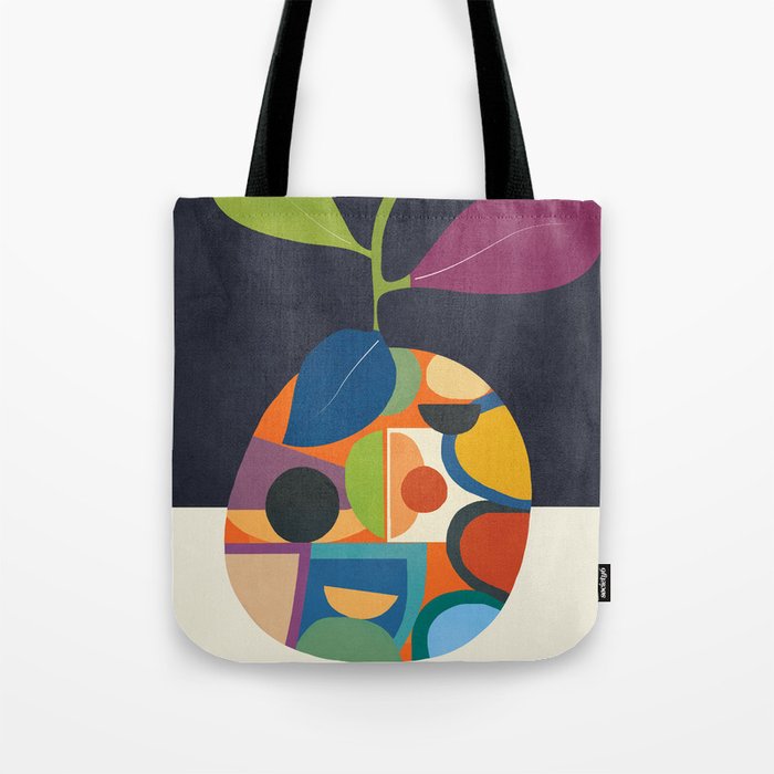 Abstract fruit shapes 01 Tote Bag Gallery Image 1