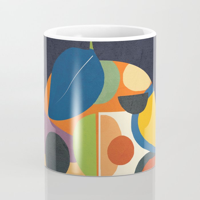 Abstract fruit shapes 01 Coffee Mug Gallery Image 4