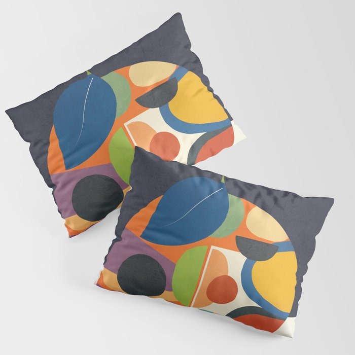 Abstract fruit shapes 01 Pillow Sham Gallery Image 3