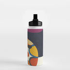 Abstract fruit shapes 01 Water Bottle Gallery Image 2
