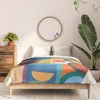 Abstract fruit shapes 01 Comforter Gallery Image 3