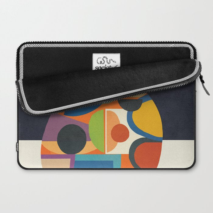 Abstract fruit shapes 01 Laptop Sleeve Gallery Image 2