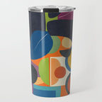 Abstract fruit shapes 01 Travel Mug Gallery Image 1