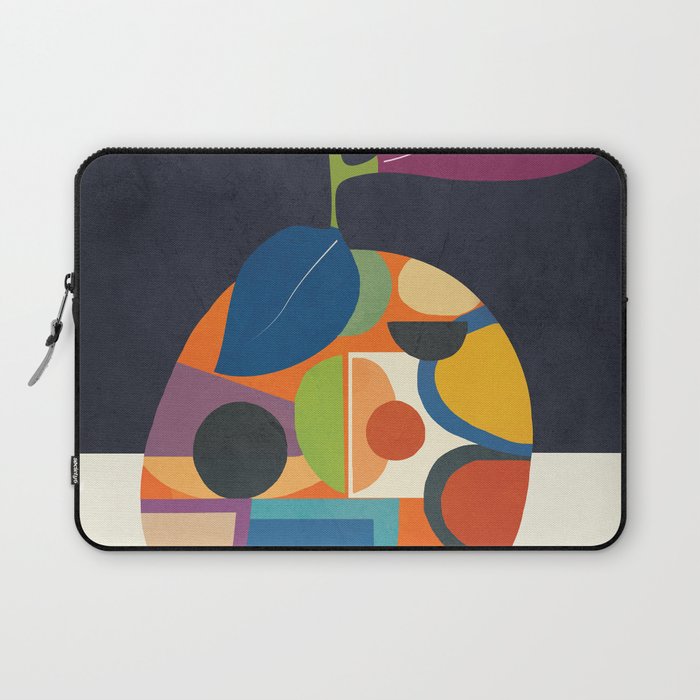 Abstract fruit shapes 01 Laptop Sleeve Gallery Image 1