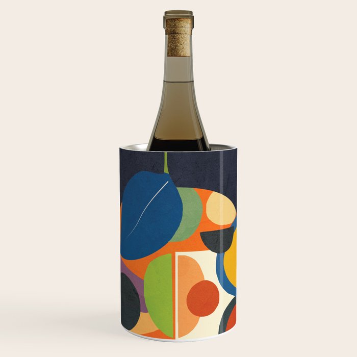 Abstract fruit shapes 01 Wine Chiller Gallery Image 1