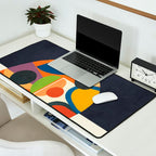 Abstract fruit shapes 01 Desk Mat Gallery Image 2