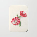 Cereus cactus by Clarissa Munger Badger, "Floral Belles," 1866 (benefitting The Nature Conservancy) Bath Mat Gallery Image 1