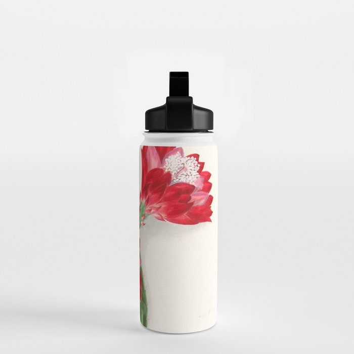 Cereus cactus by Clarissa Munger Badger, "Floral Belles," 1866 (benefitting The Nature Conservancy) Water Bottle Gallery Image 2