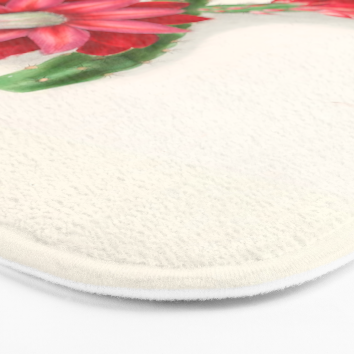 Cereus cactus by Clarissa Munger Badger, "Floral Belles," 1866 (benefitting The Nature Conservancy) Bath Mat Gallery Image 3