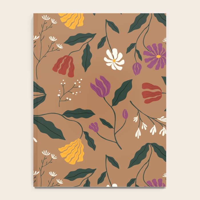 Pressed Flower Illustration Pattern  Notebook Gallery Image 4