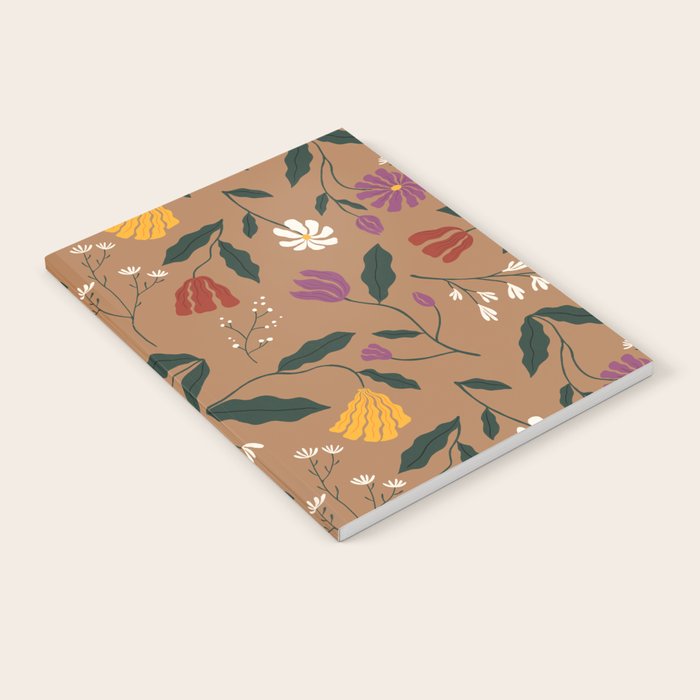 Pressed Flower Illustration Pattern  Notebook Gallery Image 2