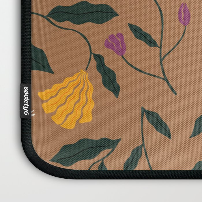 Pressed Flower Illustration Pattern  Laptop Sleeve Gallery Image 3